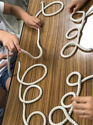 日本丸でロープを学ぼう！作ろう！