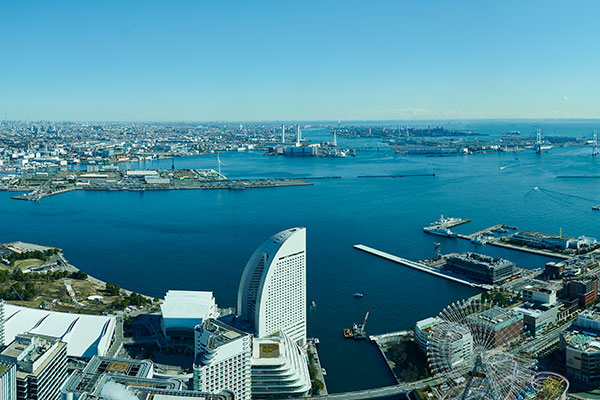横浜ランドマークタワー69階展望フロア スカイガーデン
