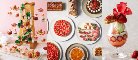 大人気！いちごスイーツ・グルメ特集🍓のスライド