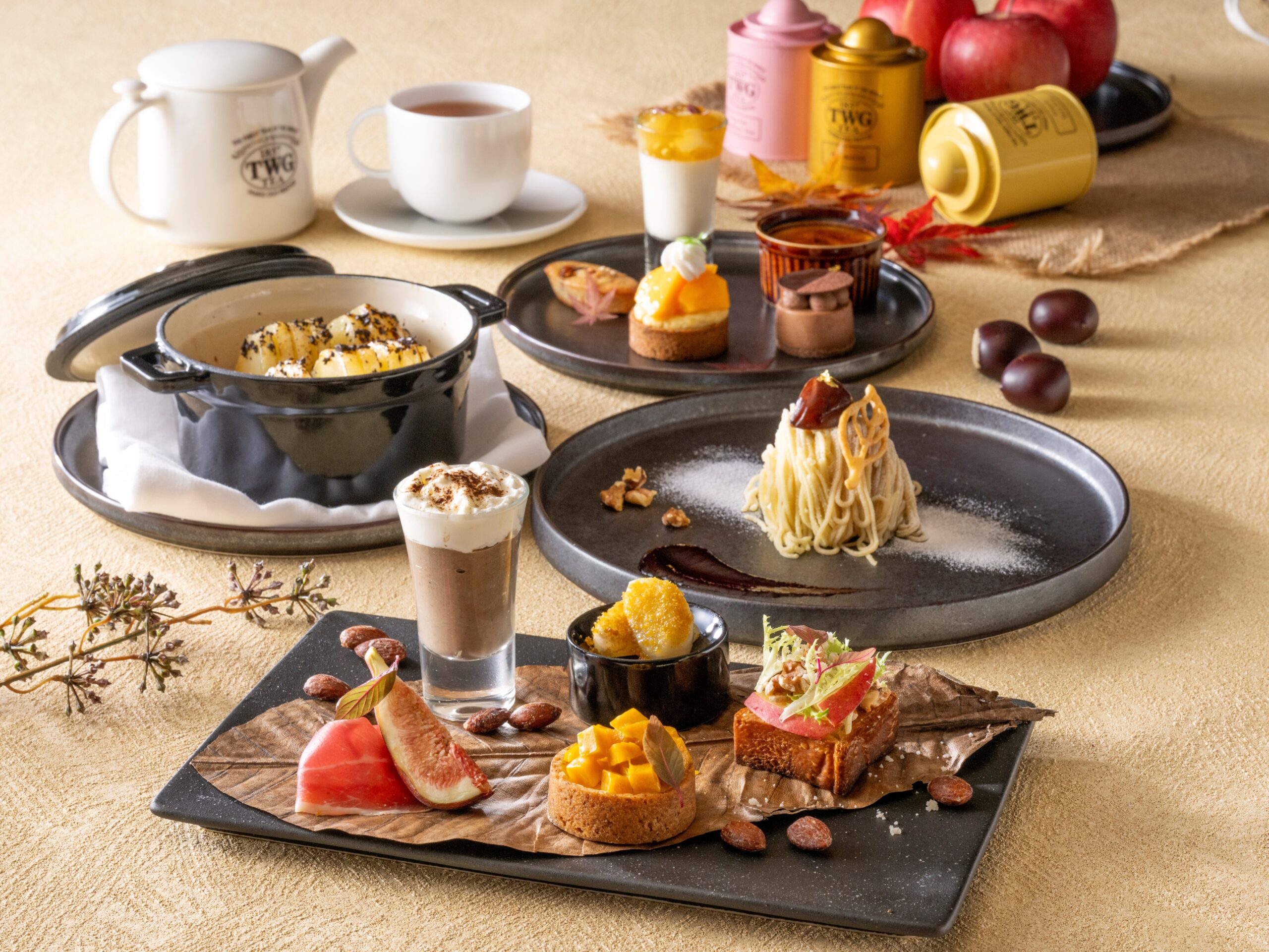 豊穣な秋の恵みを充実のセイボリーとともに味わう「Larboard Afternoon Tea ～Harvest～」9/2(火)スタート
