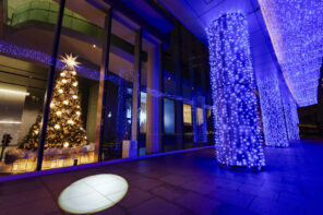 星と雪がきらめく、冬のイルミネーション✨　村田製作所みなとみらいイノベーションセンターで点灯スタートの画像