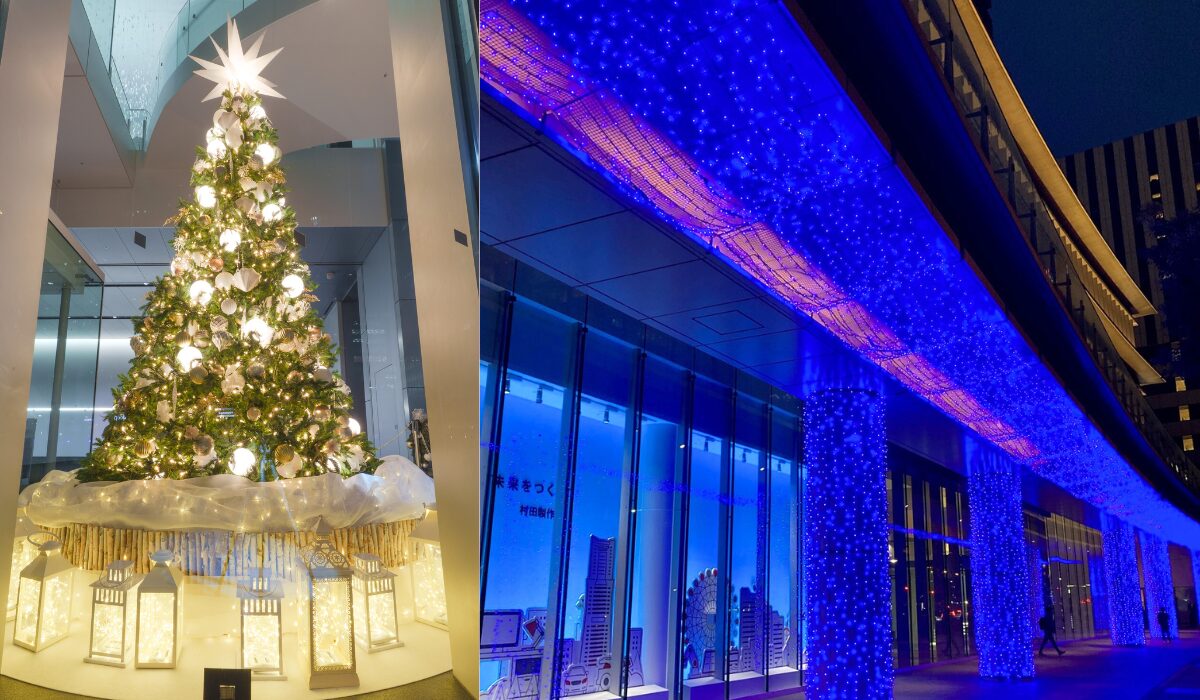 星と雪がきらめく、冬のイルミネーション✨　村田製作所みなとみらいイノベーションセンターで点灯スタート
