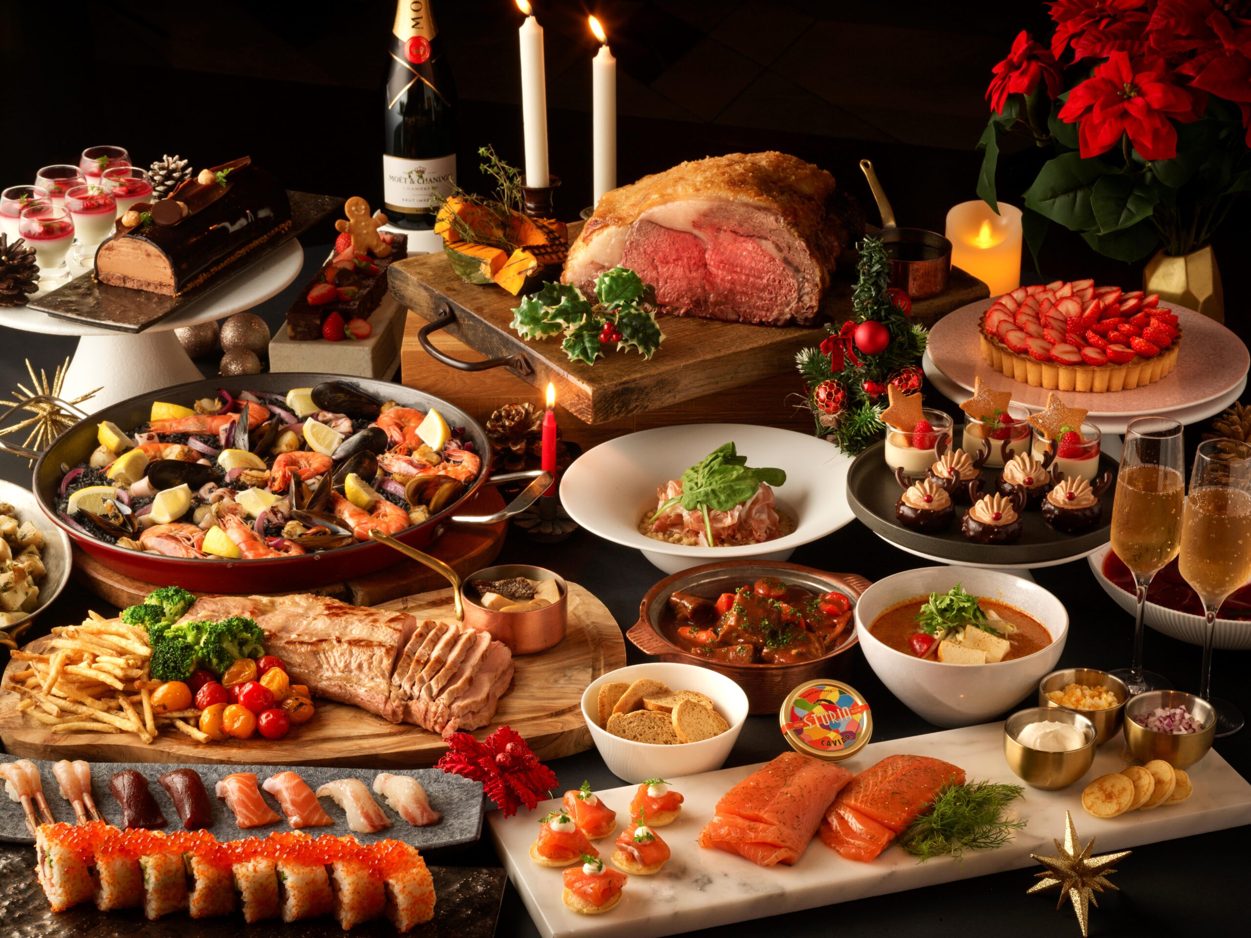 “美食の世界航海”に特別感を添えた、笑顔が集まるホリデービュッフェ【パシフィック・テーブル】