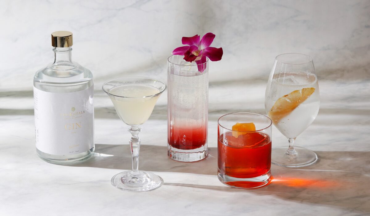 ＜THE KAHALA GIN Rebloom＞オリジナルジン「クラシックモダンカクテル4種」が12/25(木)〜新登場