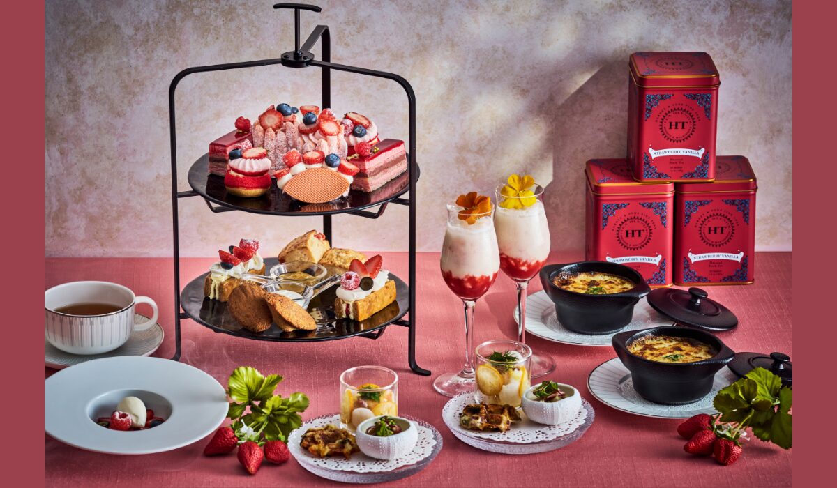 苺スイーツもセイボリーも欲張る「苺のアフタヌーンティー」が1/5(月)新登場