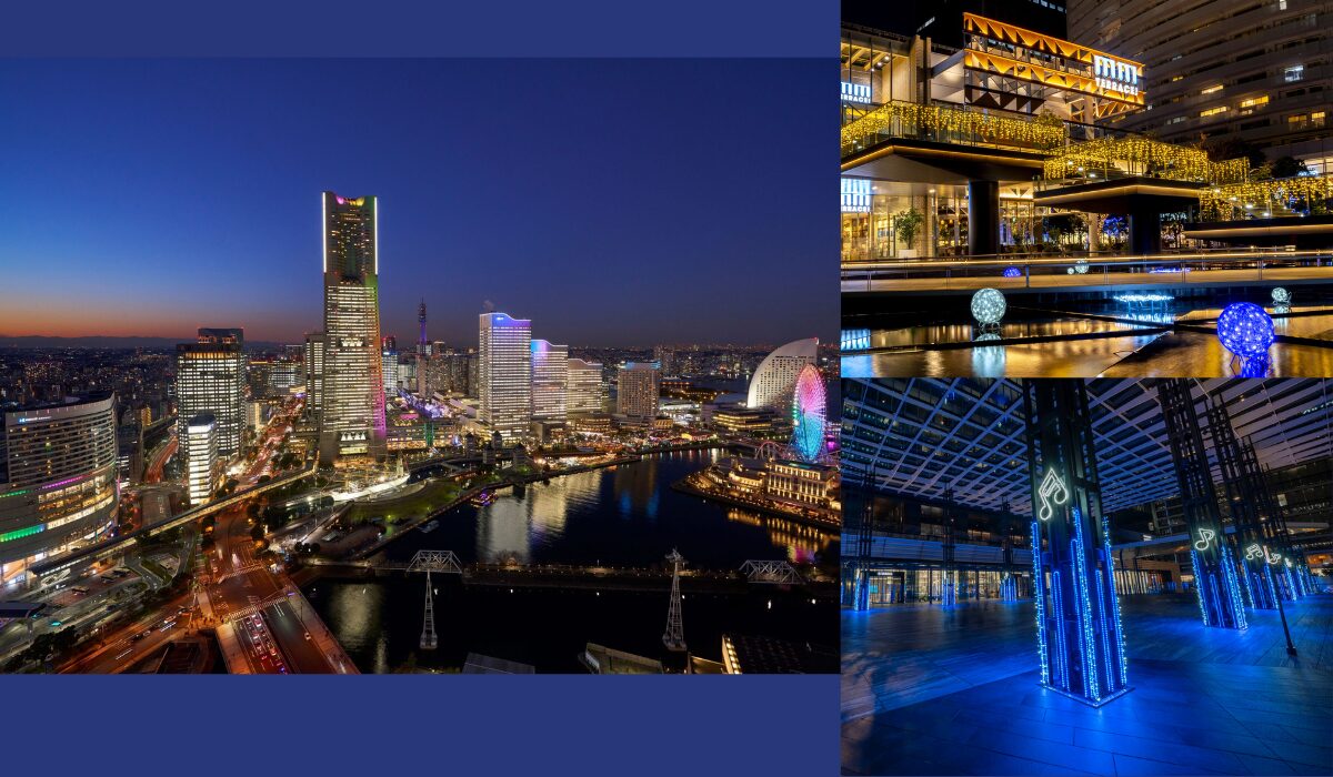 【取材記事】みなとみらいのビル群が一斉にライトアップ！　29回目を迎えるクリスマスシーズンの風物詩「TOWERS Milight “UP”」