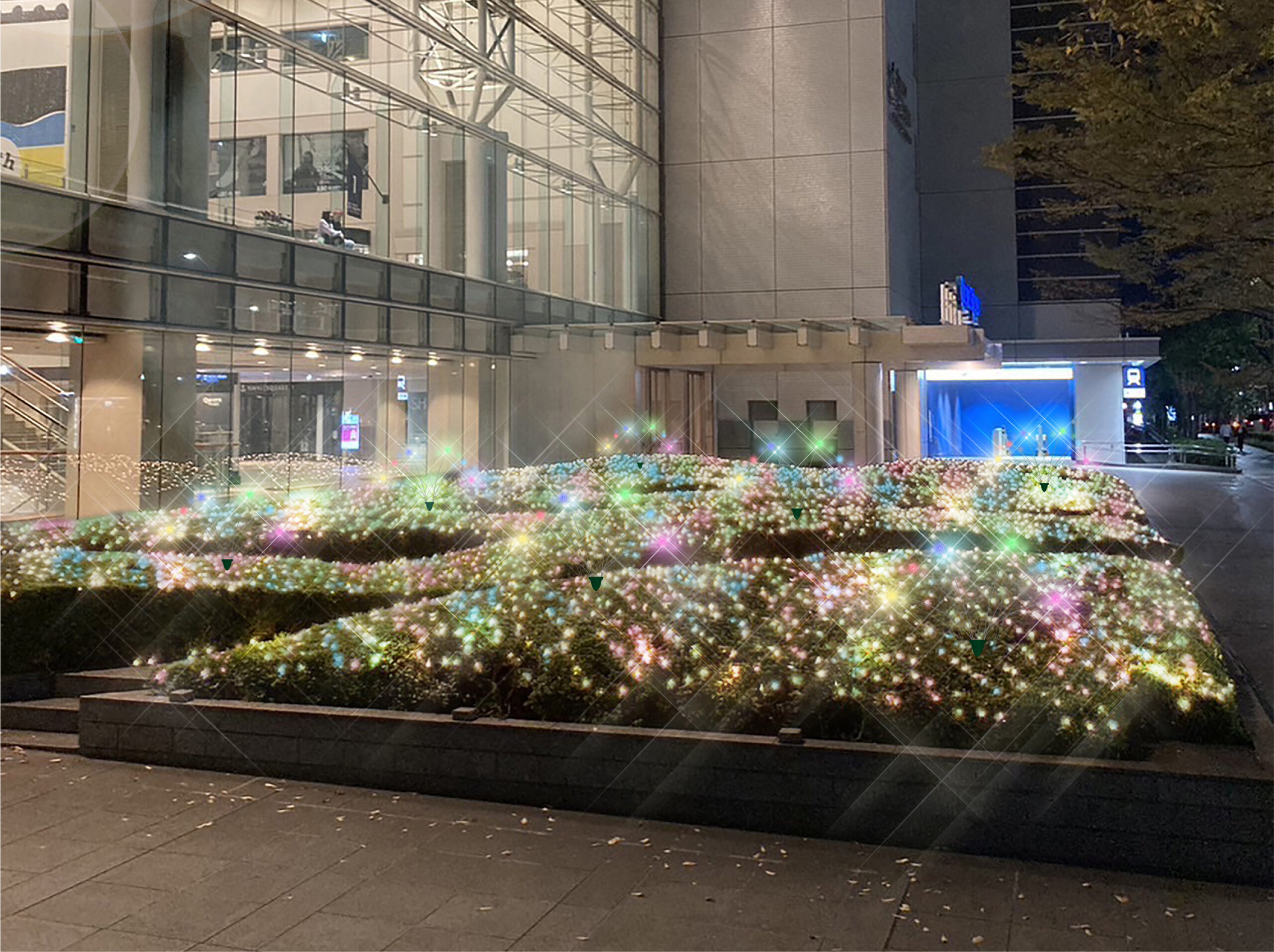 クイーンズスクエア横浜 イルミネーション