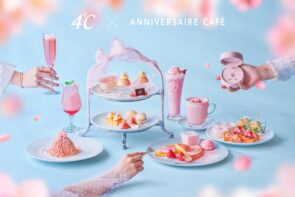 【４℃×アニヴェルセルカフェ みなとみらい横浜】桜色のスイーツで“春の記念日”を。　「SAKURA Sweets Collection」2/6(金)スタートの画像